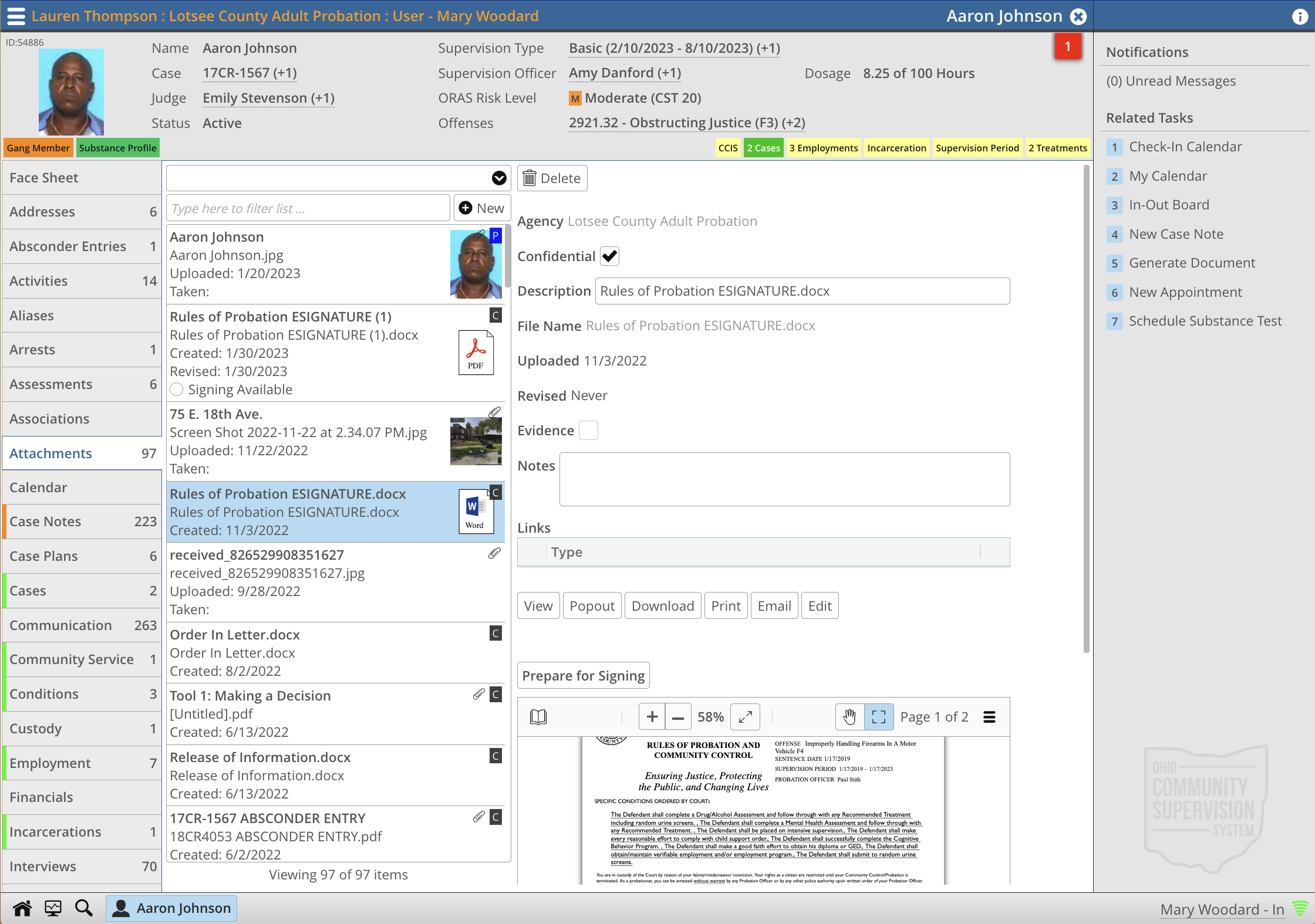 Document Management Screenshot 1